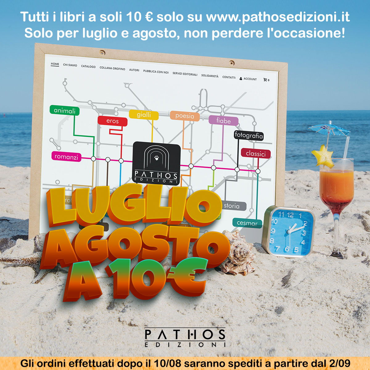 Promo luglio agosto 2024 - Pathos Edizioni